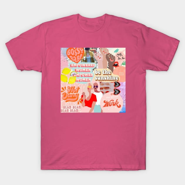 Feminist collage T-Shirt by doodlesbydani